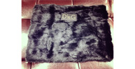 D’ERACE≠GARIBBANA FAKE FUR CLUTCH BAG